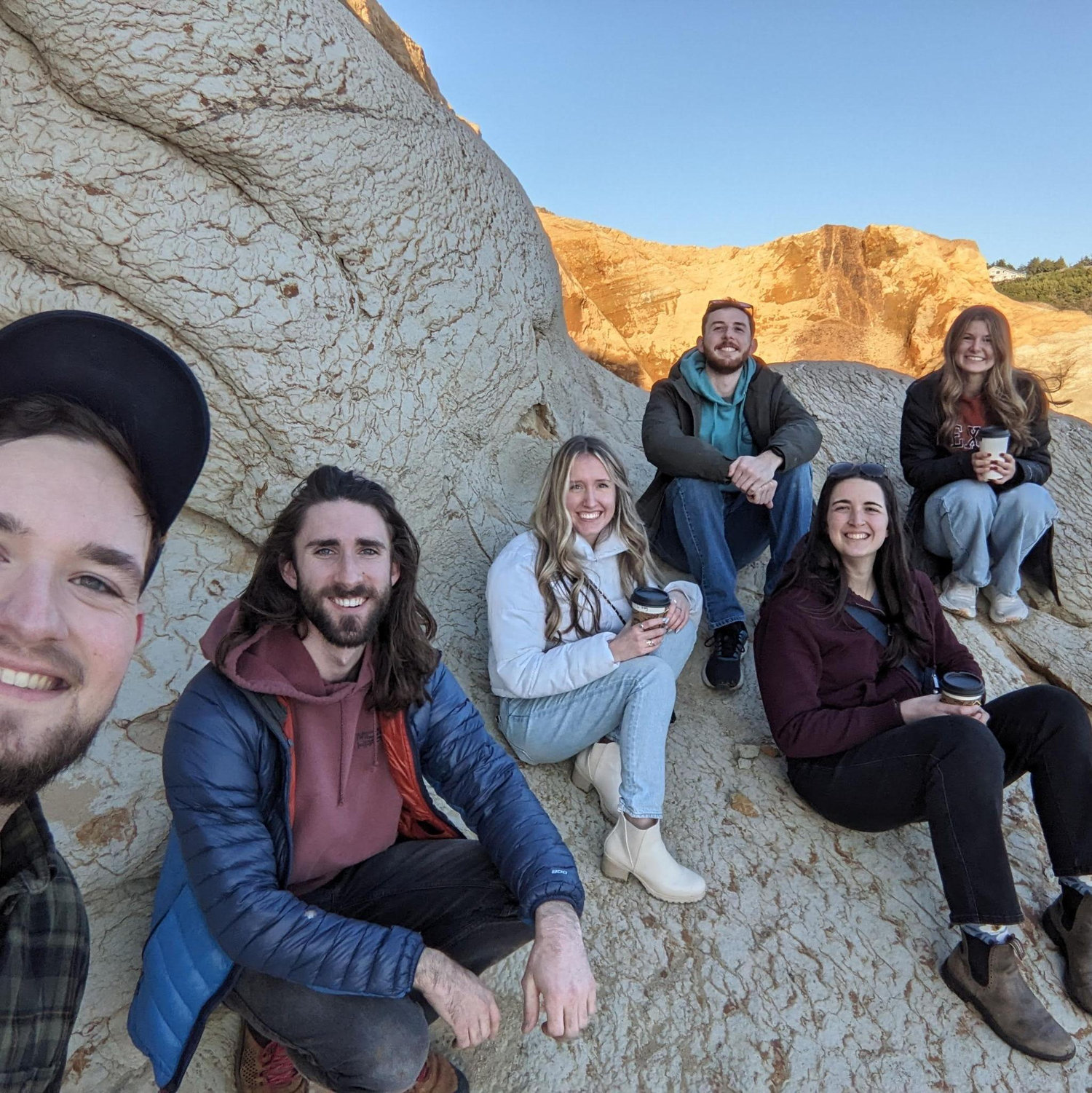 Coast outing with friends