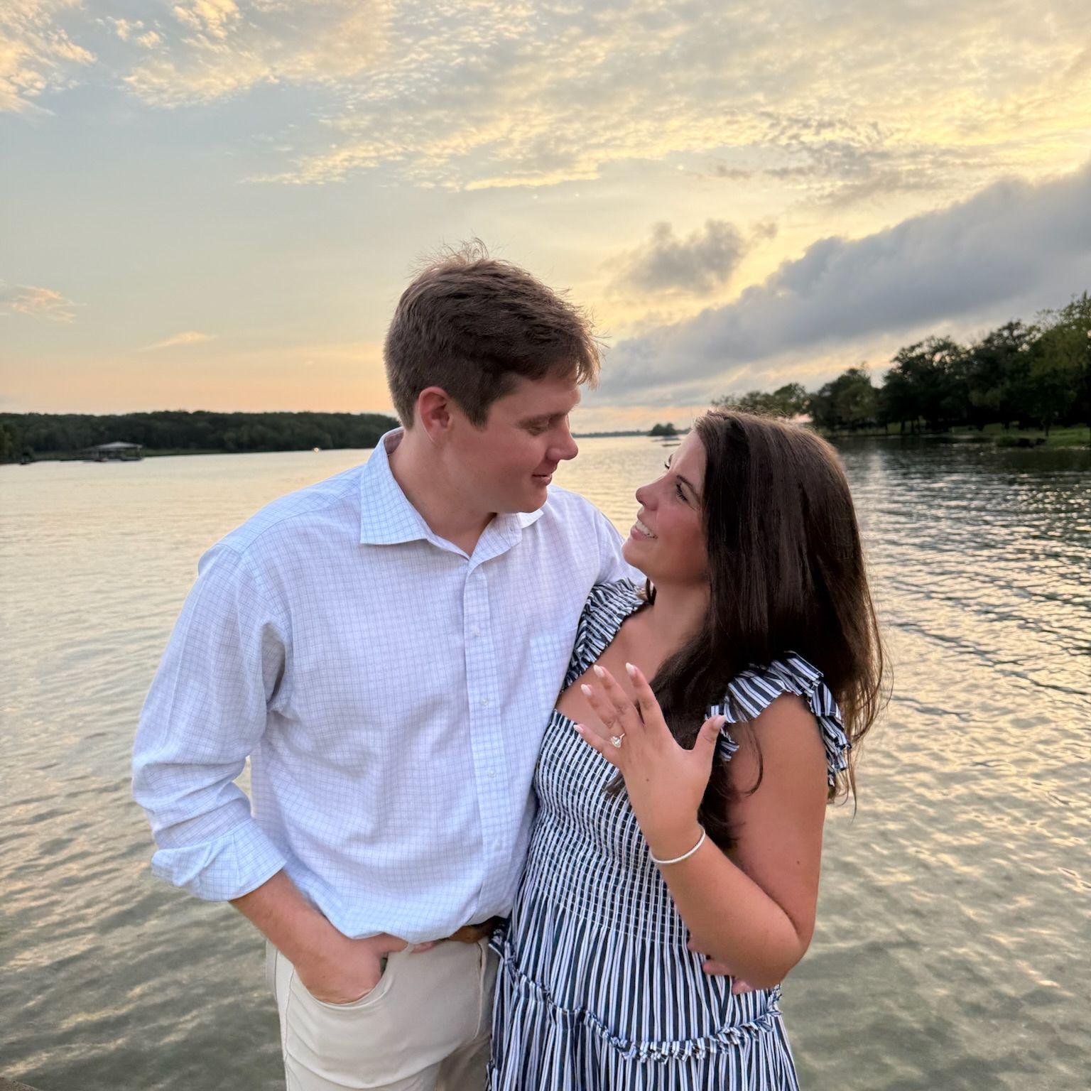 The night we got engaged!!