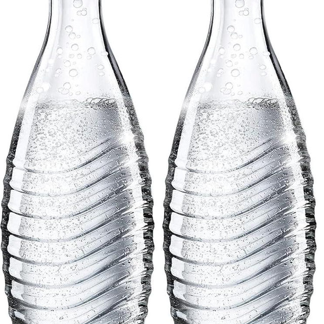 sodastream Carbonating Carafe, Clear, Glass (Pack of 2)