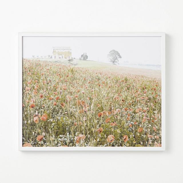 30" x 24" Wildflowers on the Hill Framed Under Glass - Threshold™ designed with Studio McGee