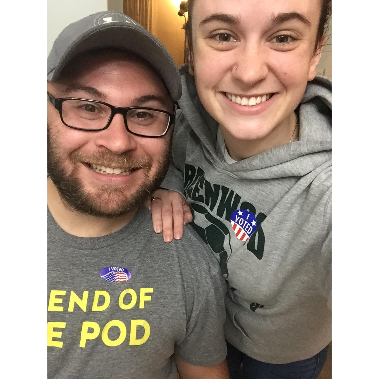 We vote