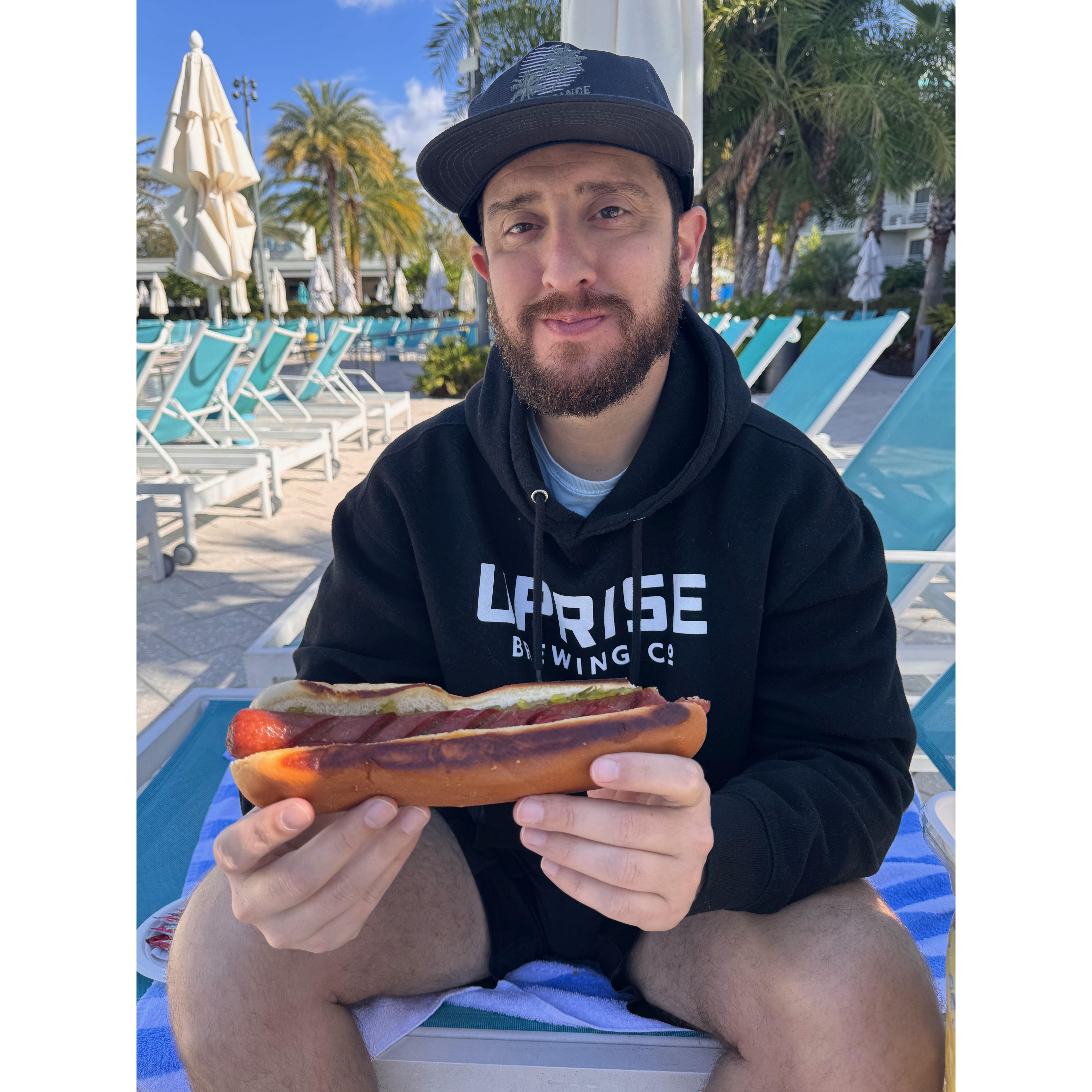 T's hotel breakfast in Florida