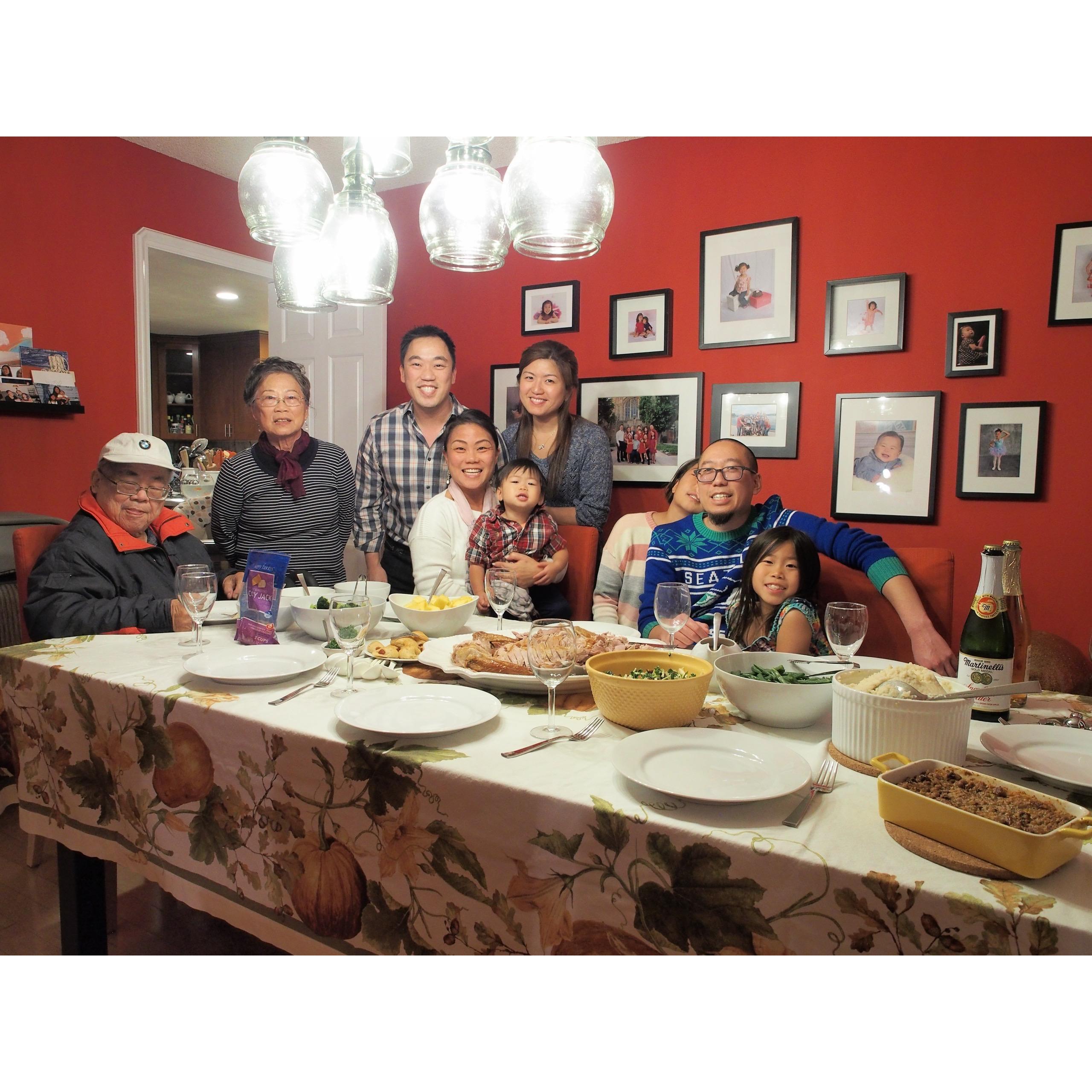 Ernie's Side of the Family - Thanksgiving dinner - 11/28/2019