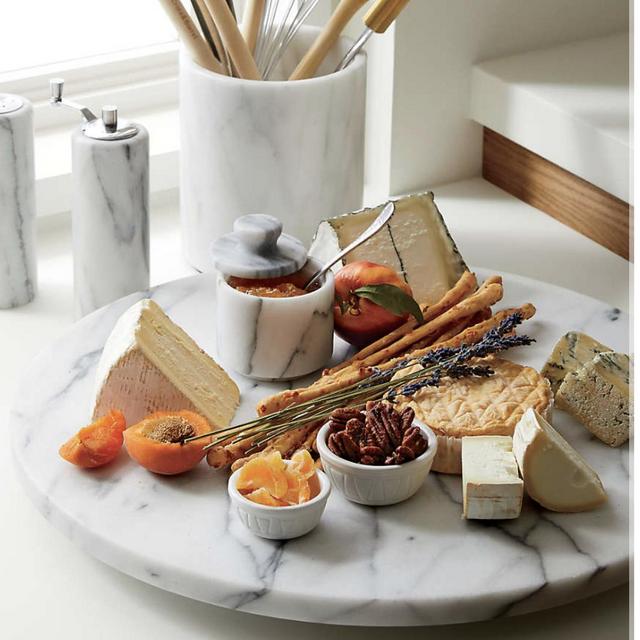 French Kitchen Marble Lazy Susan