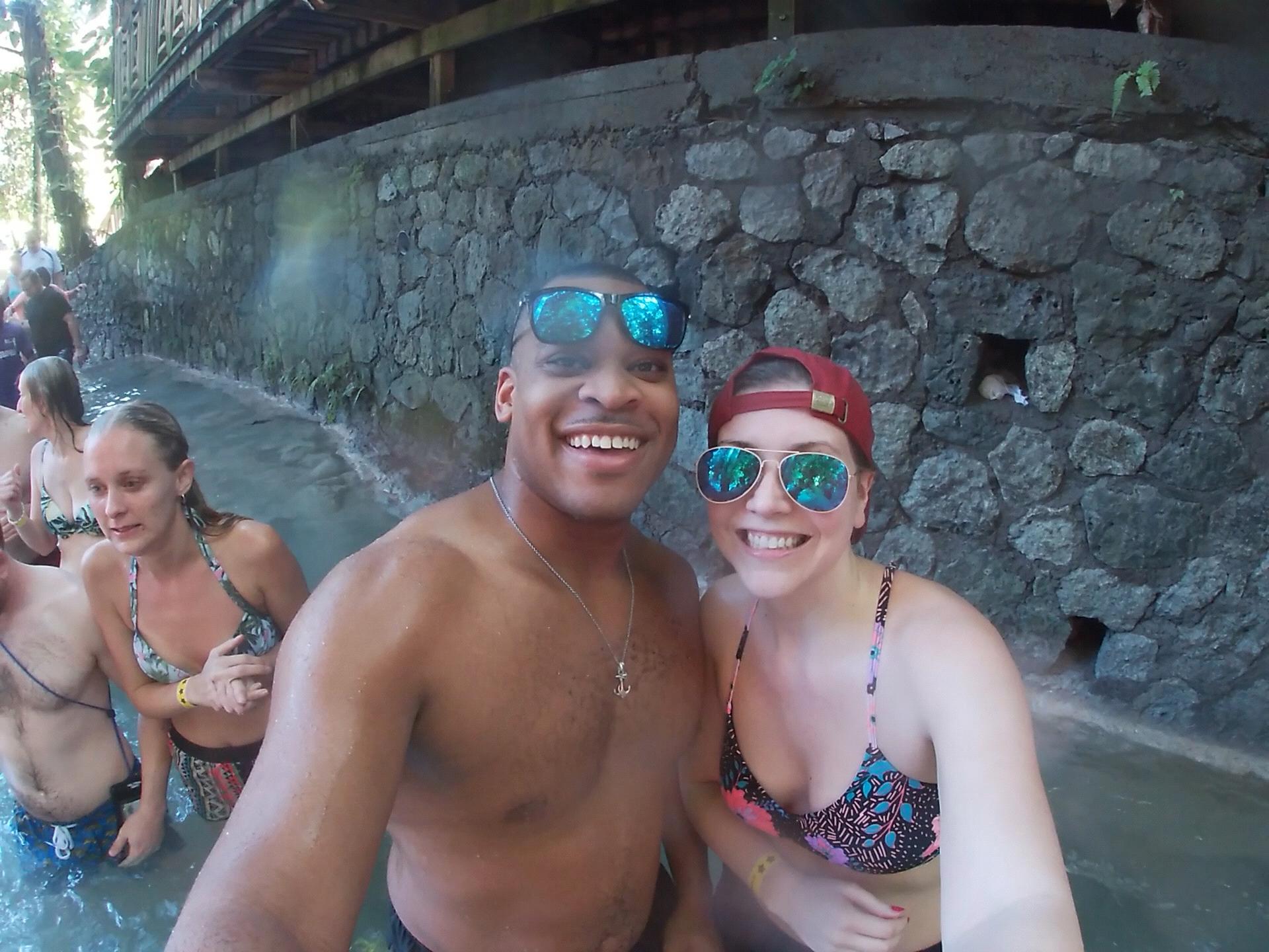 Our waterfall hike in Jamaica!
