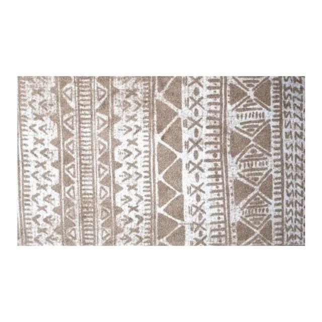 Siya Washable Mat, 2.3 x 3.9', Beige