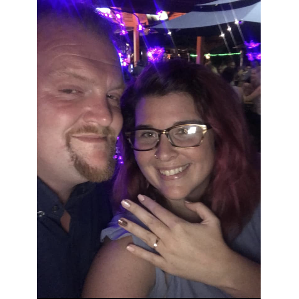 Moments after saying "Yes!!!!"