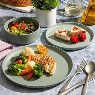 Canyon Crest 12-Piece Melamine Dinnerware Set, Service for 4
