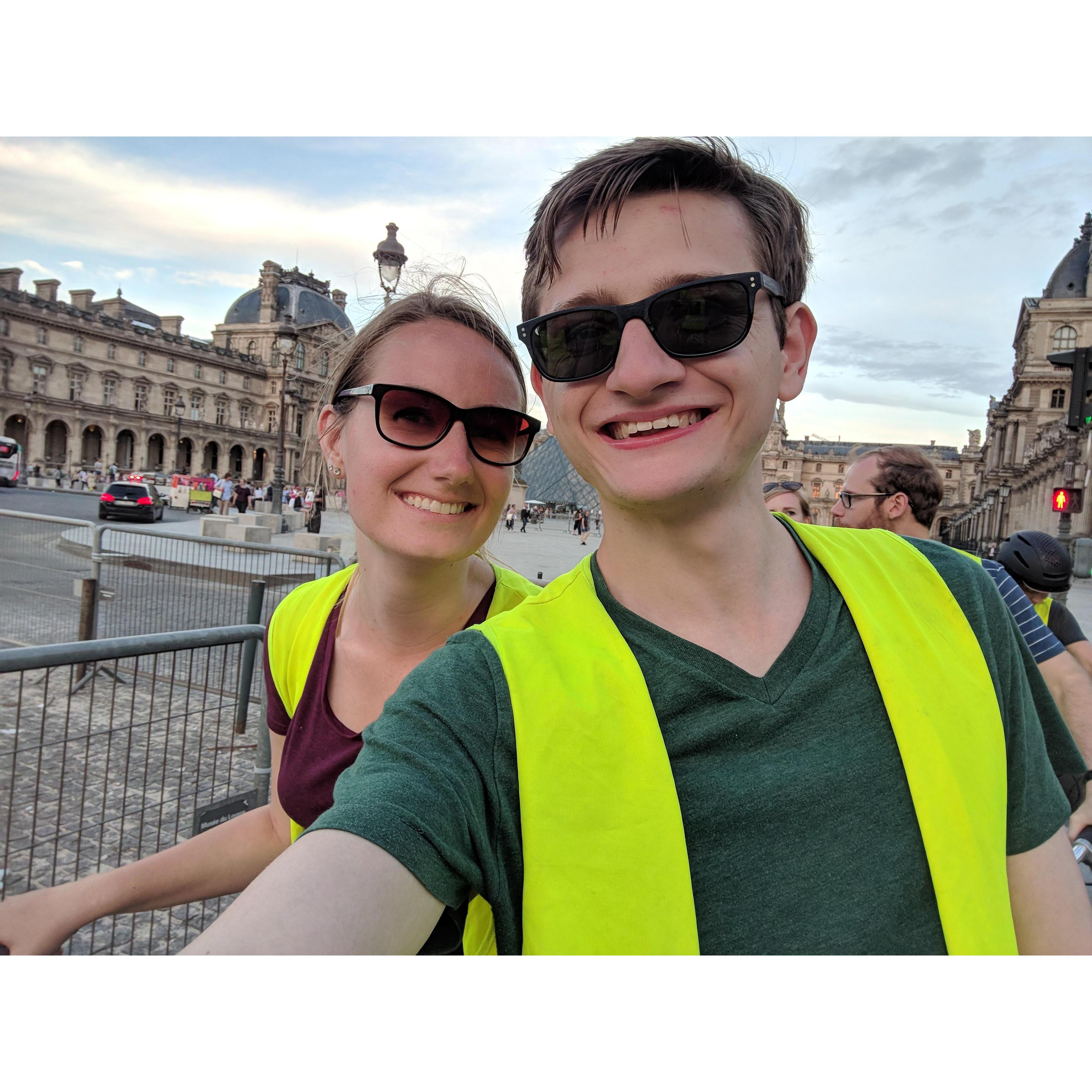 Biking in Paris, 2018