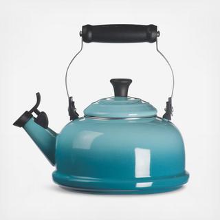 Whistling Steel Kettle with Porcelain Enamel Finish