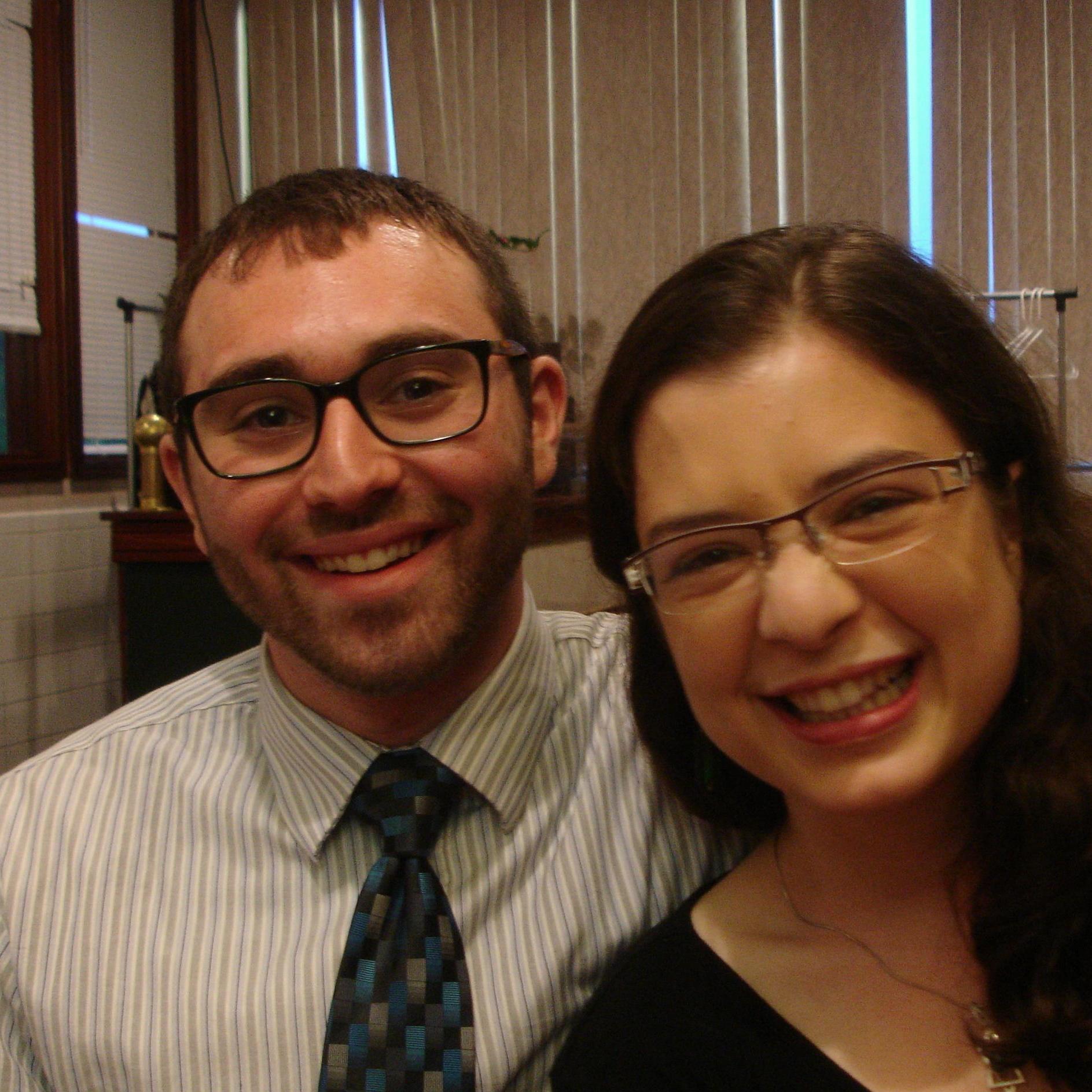 The first time Jonathan met Arielle's mother (how young do we look !)