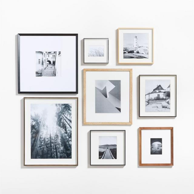 Mixed Material Gallery Wall Frame Set