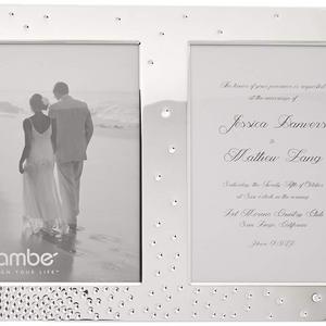 Nambé Dazzle Double Invitation Frame