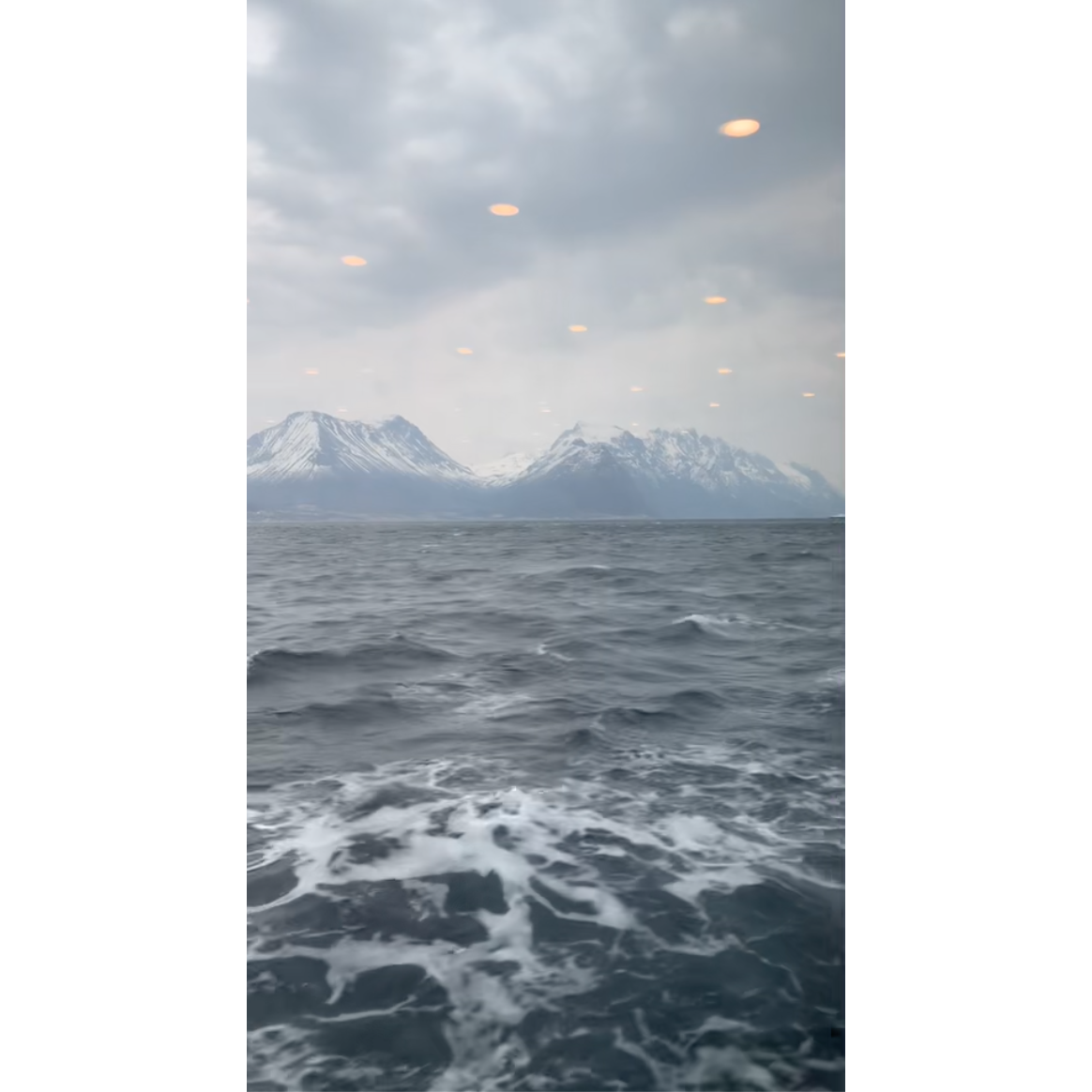 A ferry ride across the fjord on the roadtrip from Bergen to Alesund, Norway - March 2022