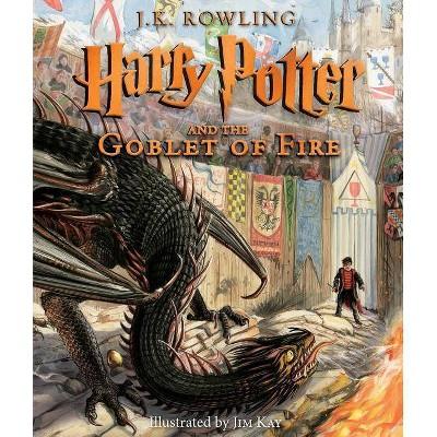 Harry Potter and the Goblet of Fire: The Illustrated Edition - by J K Rowling (Hardcover)