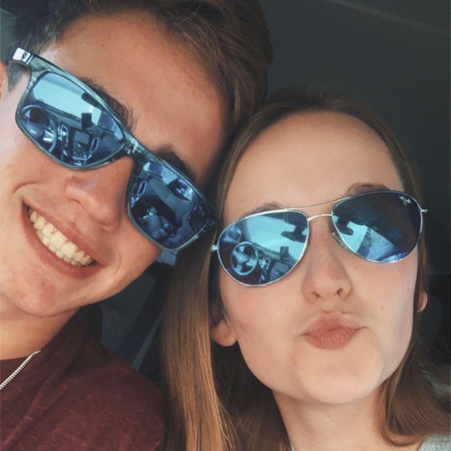 During this same trip to Florida in February 2021, Texas FROZE! Kalyn had to reschedule her flight three times and ended up staying in Florida for about 10 days. It was a dream come true for these two!