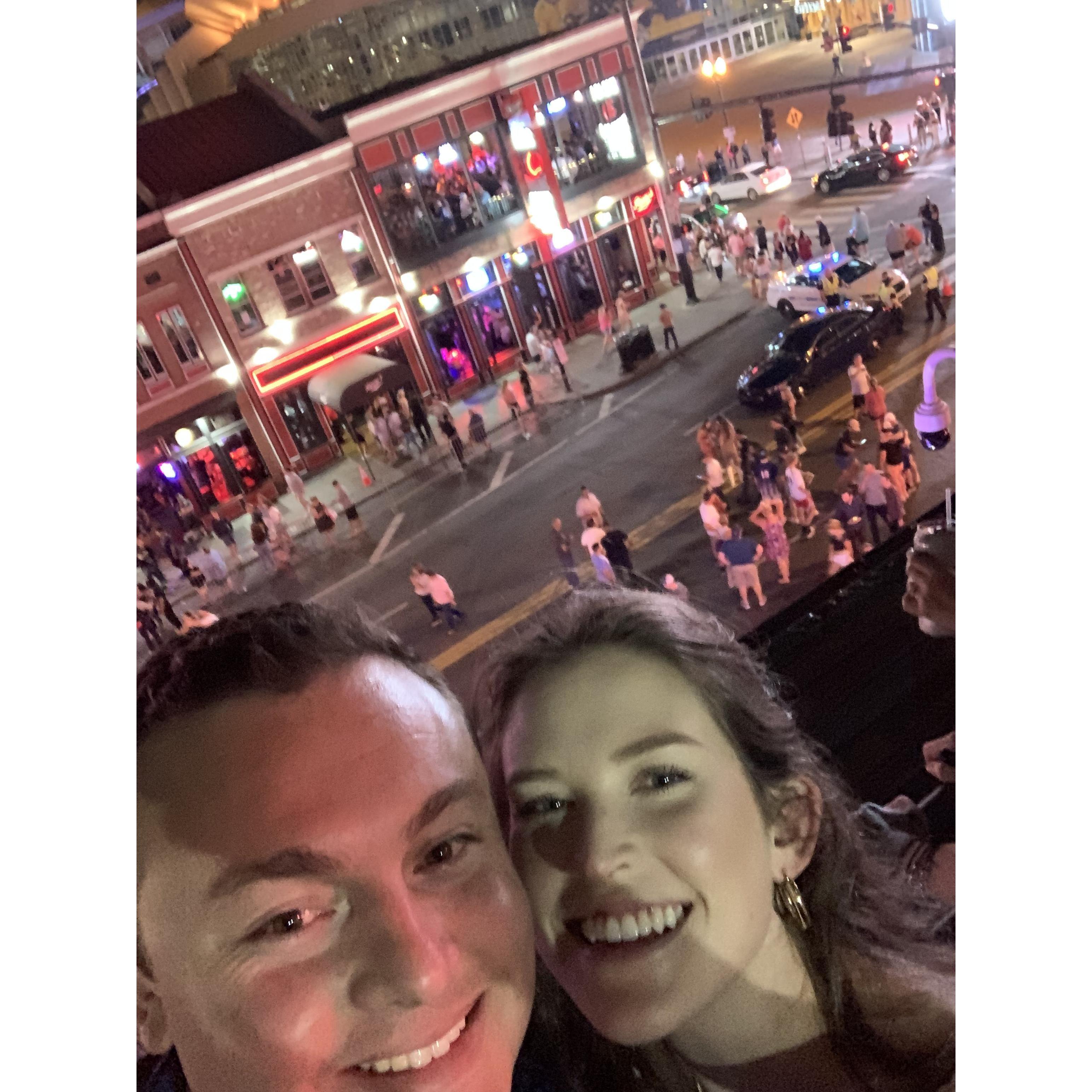 Our first (and only) time in Nashville.