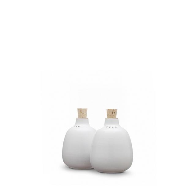 Salt & Pepper Shaker, Opaque White