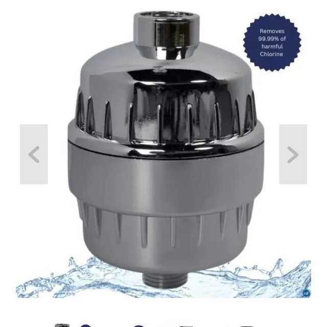 Shower Head Filter Chrome Color