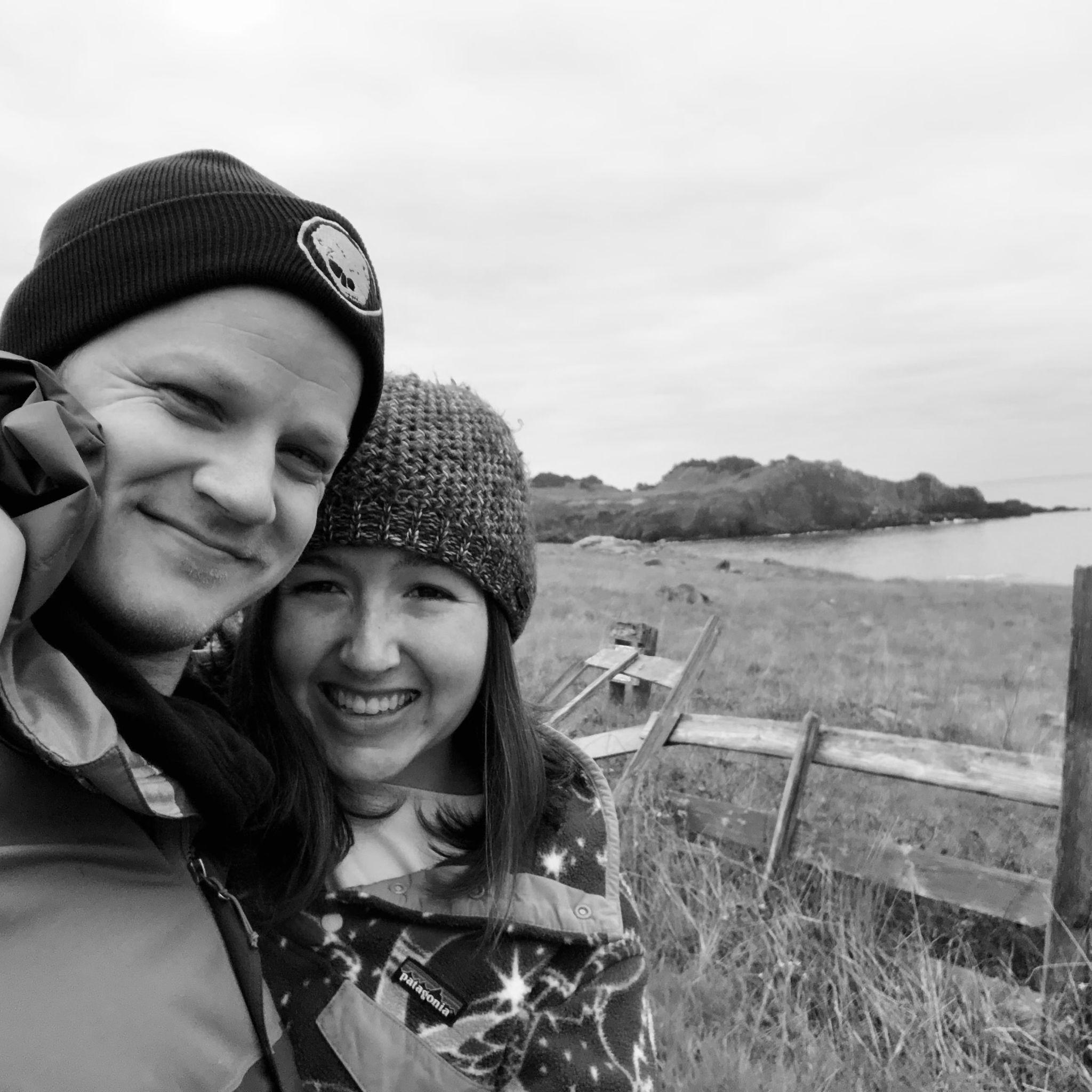 Saw some whales and took a cute pic