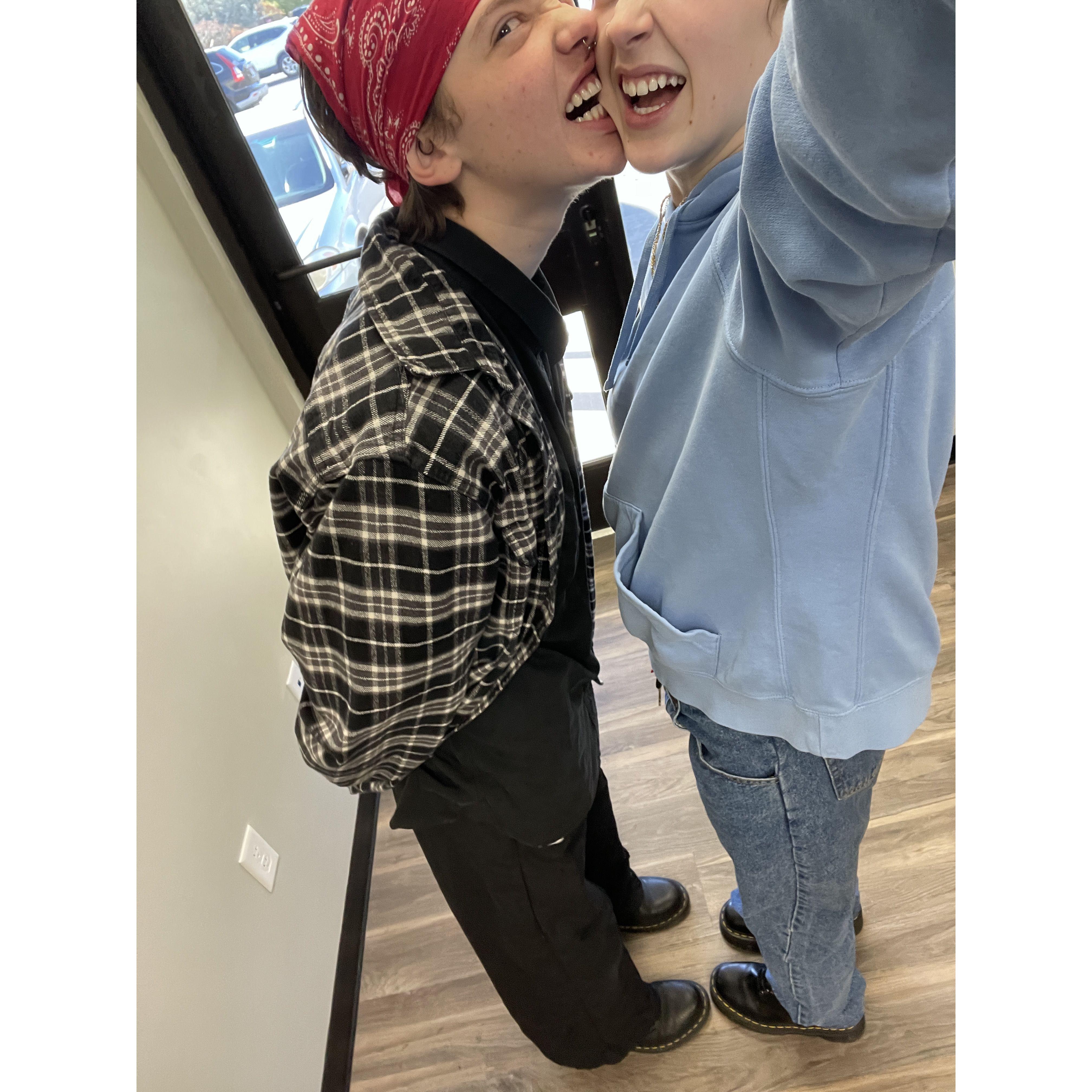 After sleeping over, I went to work and Reed graciously grabbed coffee for me before driving back up to Salt Lake.