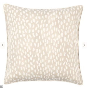 Thandie Watercolor Printed Sham - Natural Euro