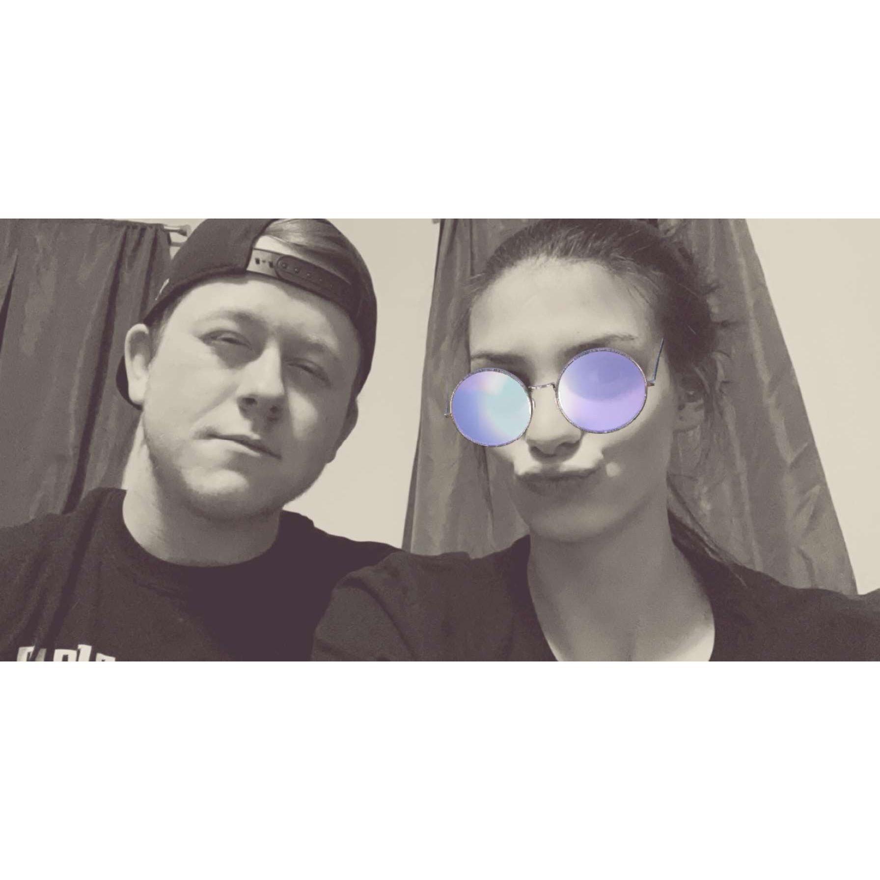 The first time we ever hung out <3