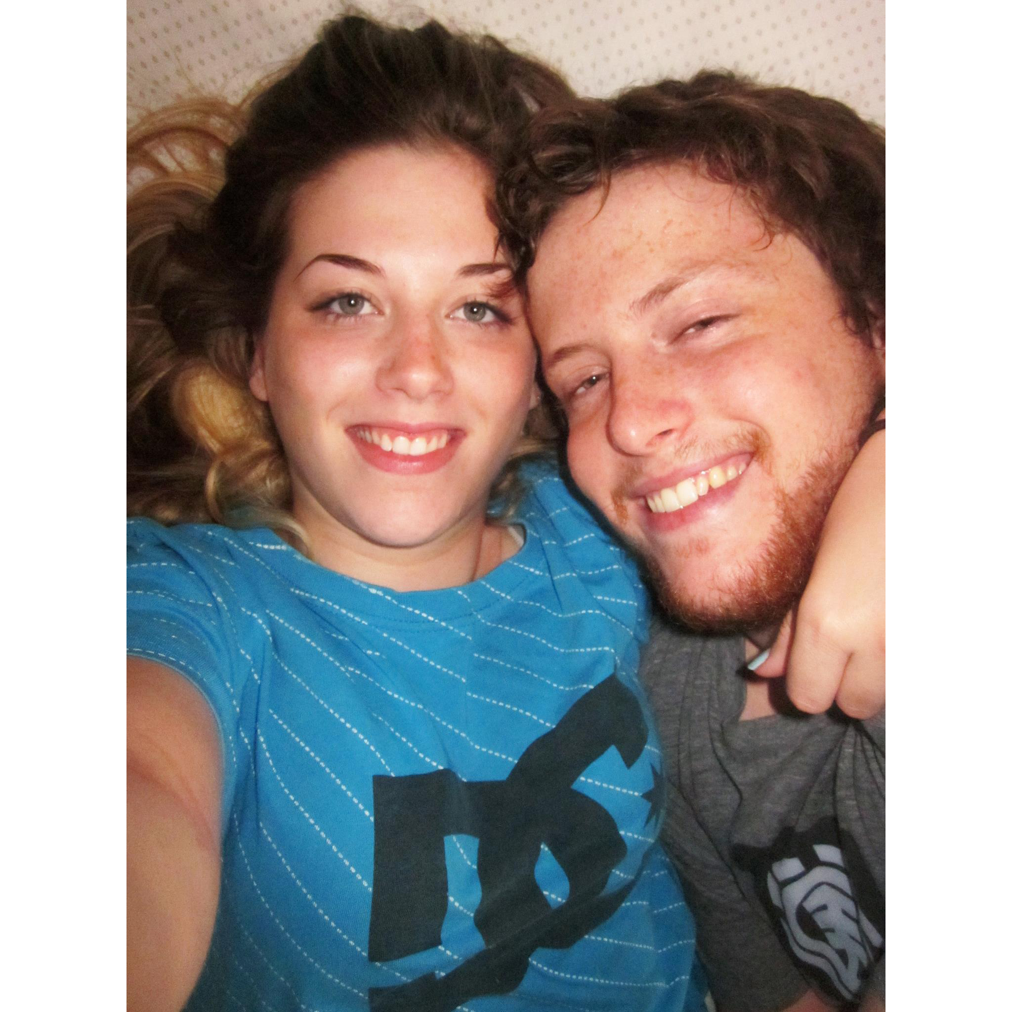Marissa and Andrew started dating in April, 2012.