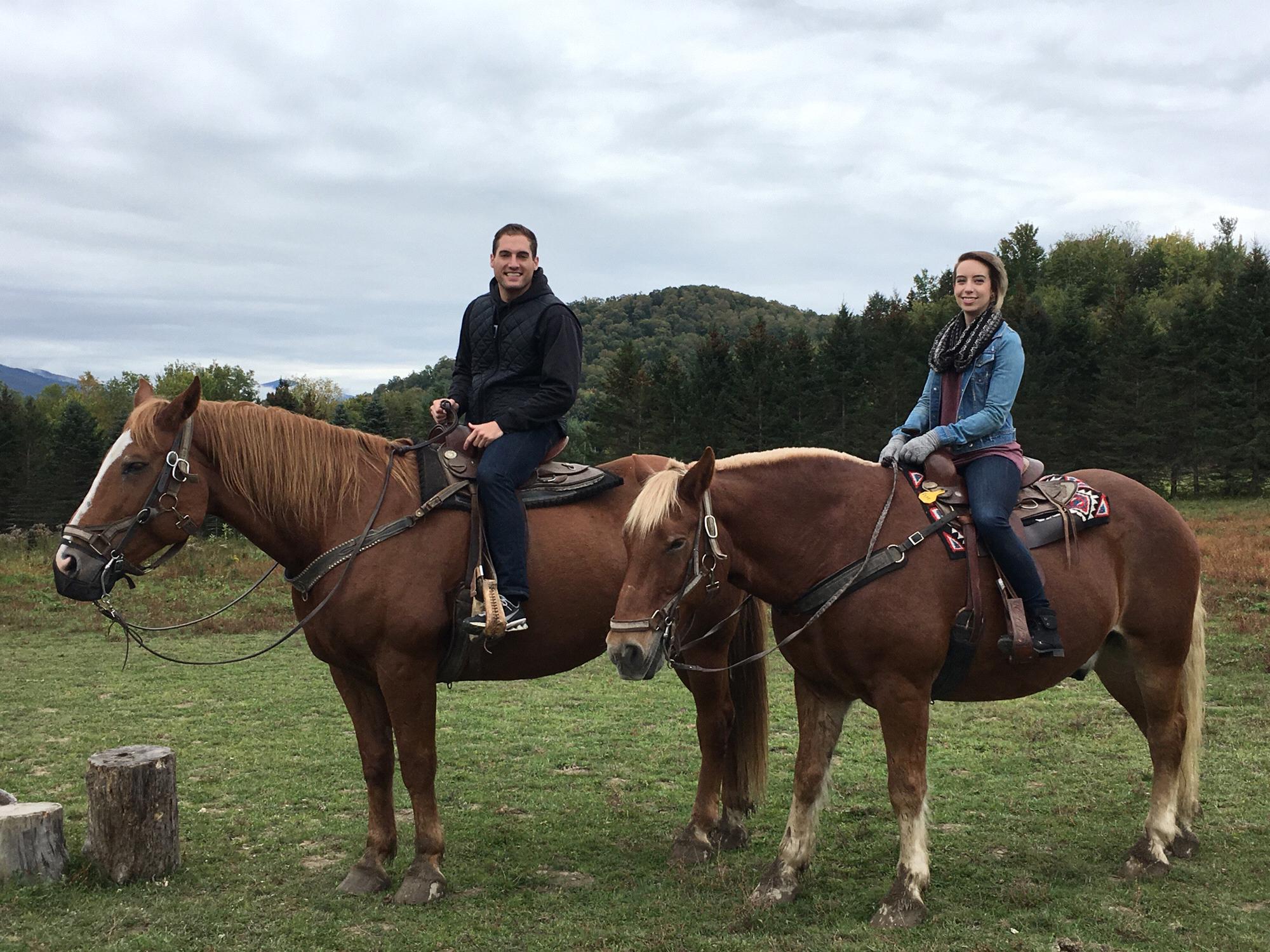 Matt surprised me with an incredible horseback riding date!