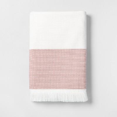 Engineered Border Bath Towel Copper - Hearth & Hand™ with Magnolia
