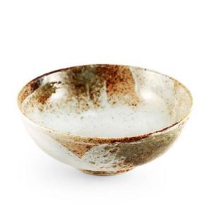 Yukishino Moss White Donburi Bowl 7.5" dia