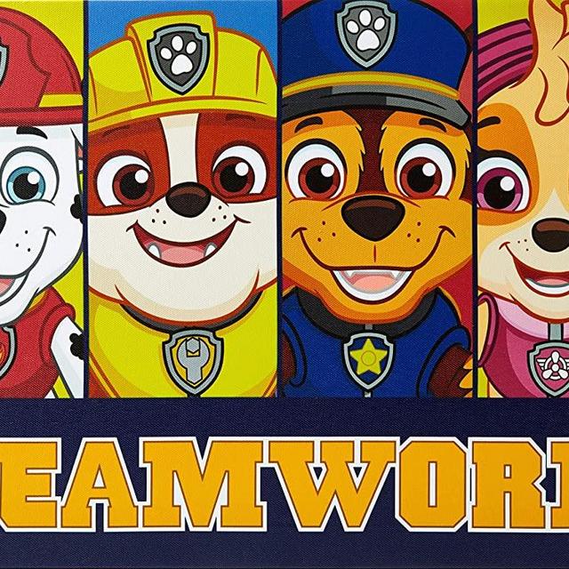 Paw Patrol Led Canvas Wall Art