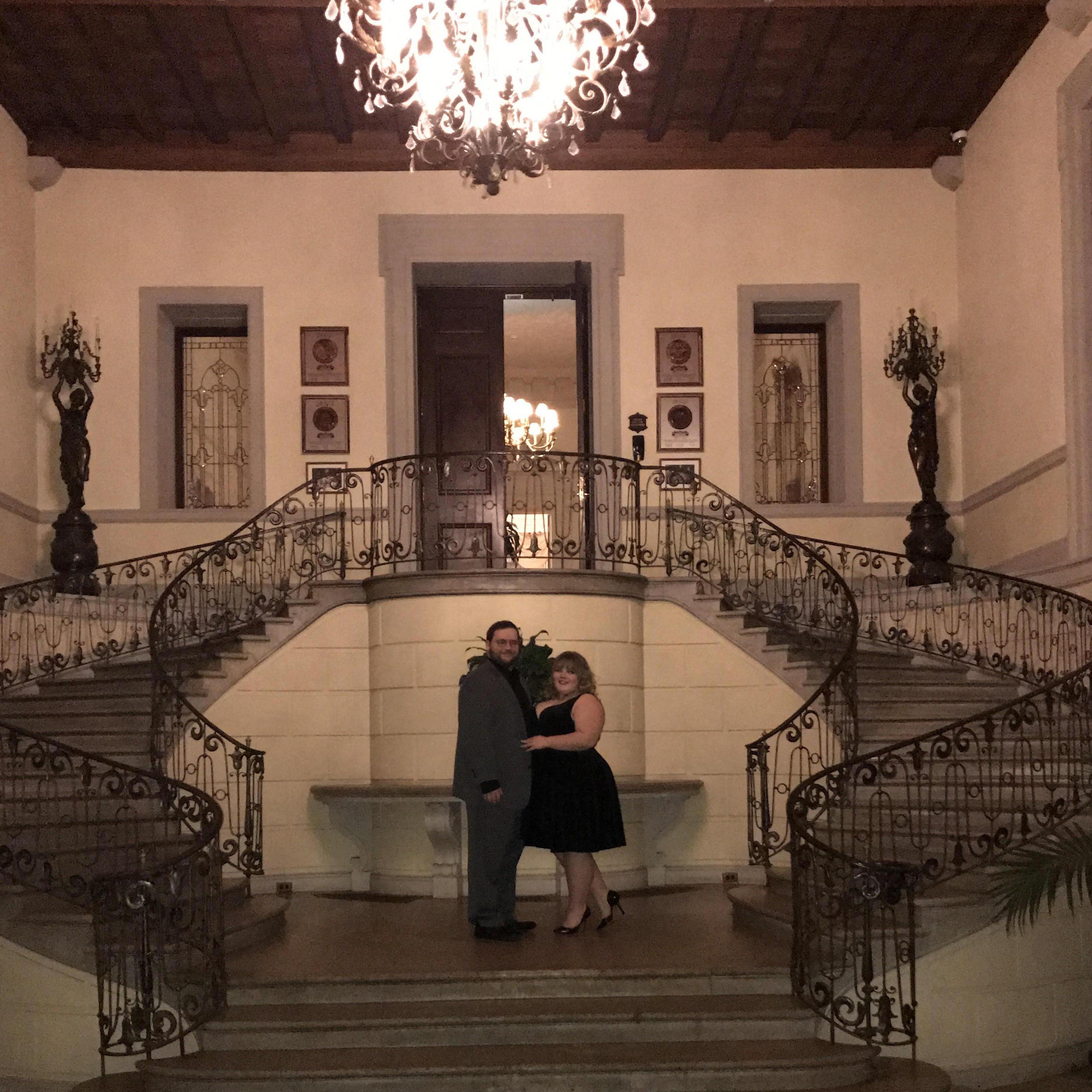 Our first stay at Oheka Castle.