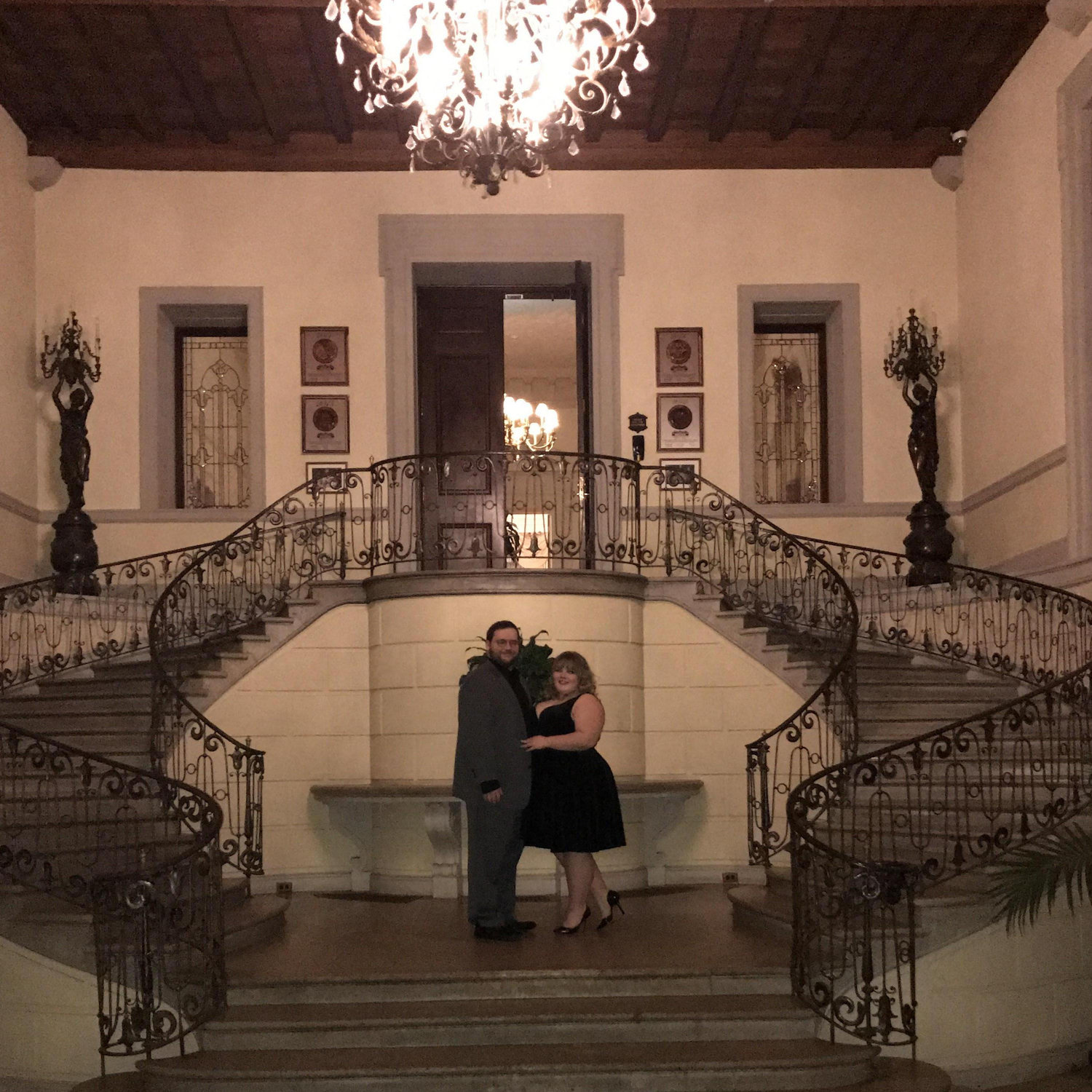 Our first stay at Oheka Castle.