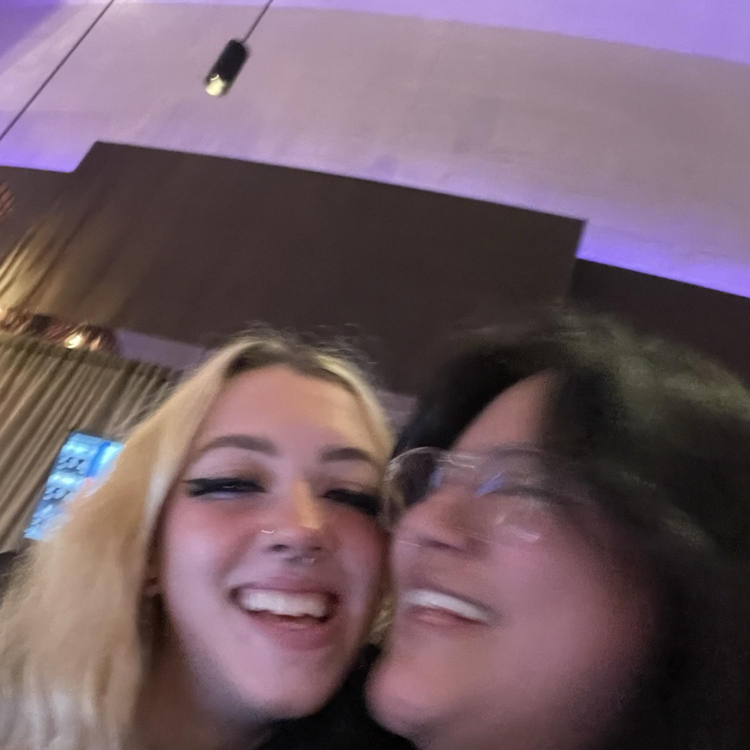 Our last night out before we went long distance :(