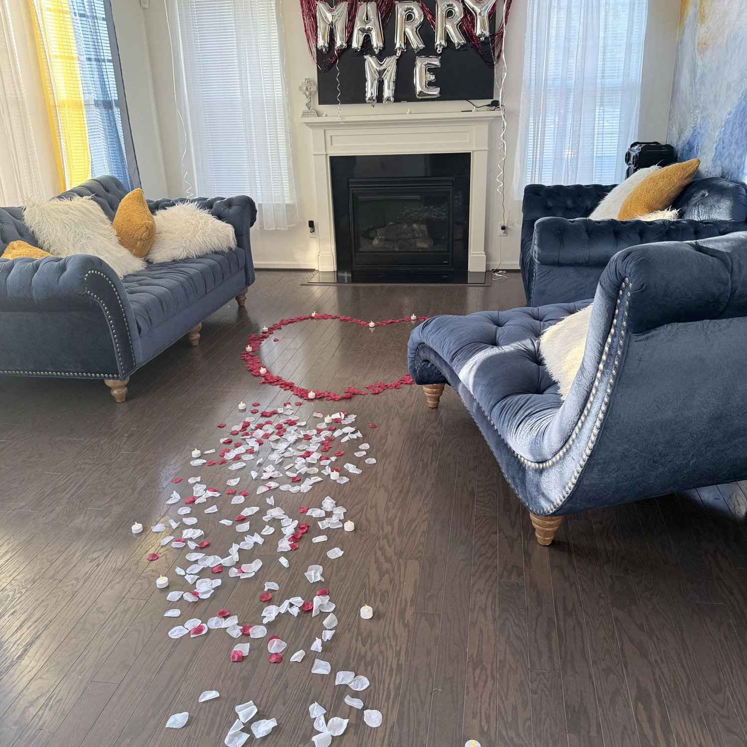 This was part of the setup...right before I said yes.