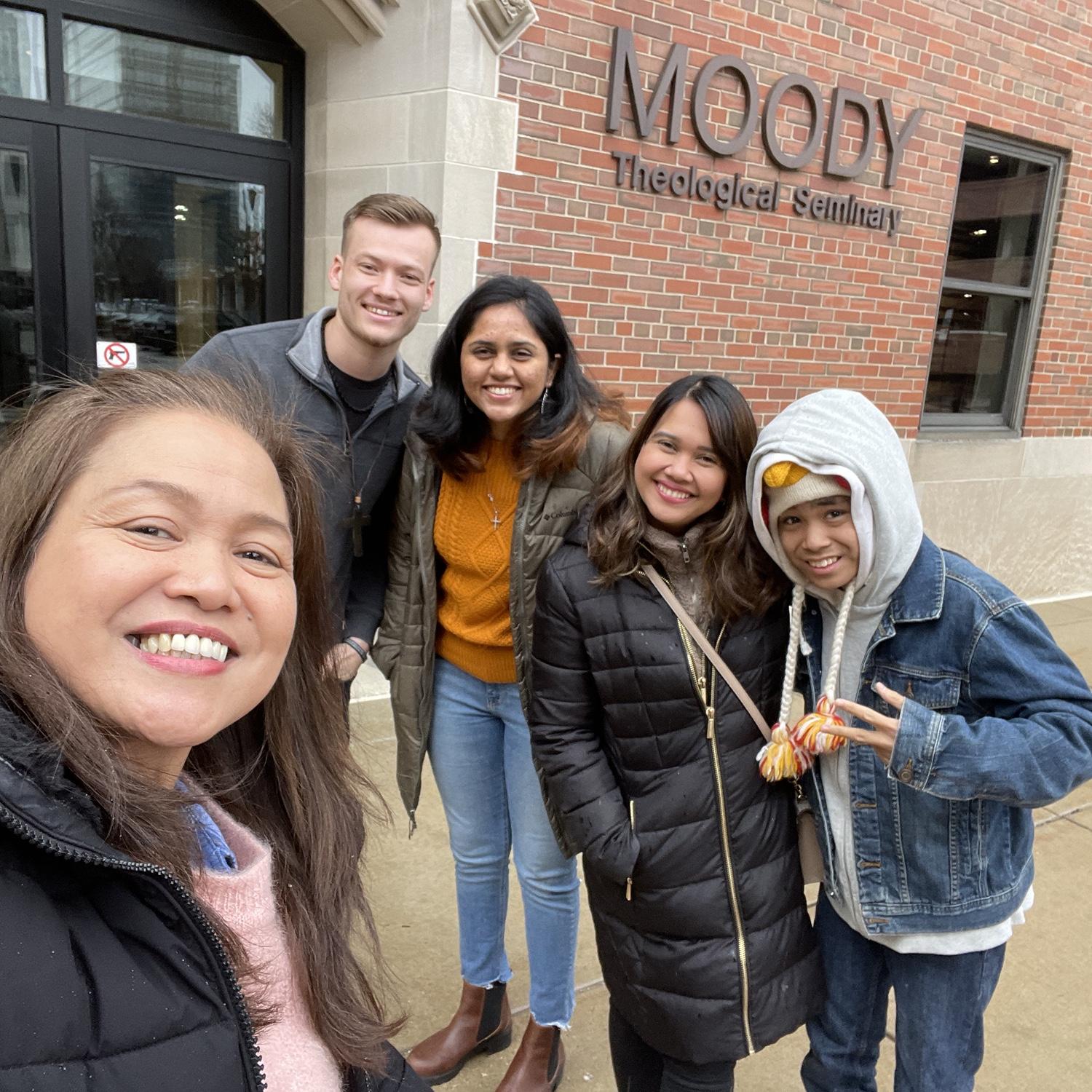 first photo together in Chicago!
