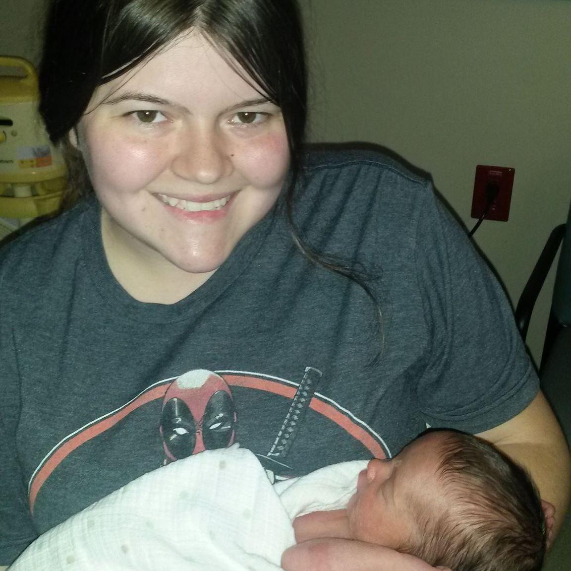 Childhood picture of Kaitlyn and ring bearer, Ben