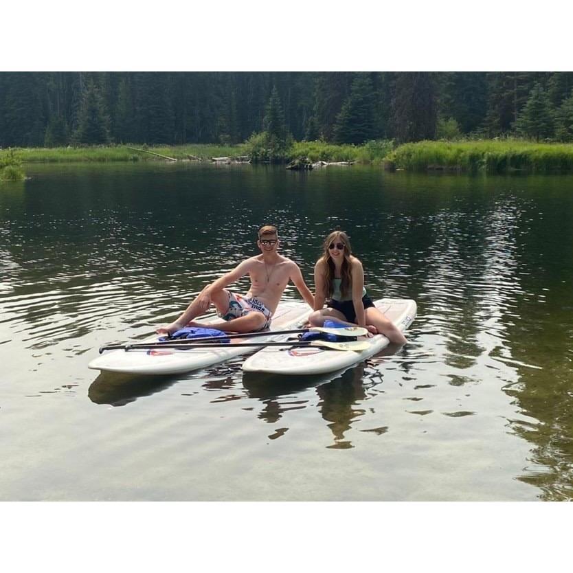 Paddle boarding in McCall Idaho