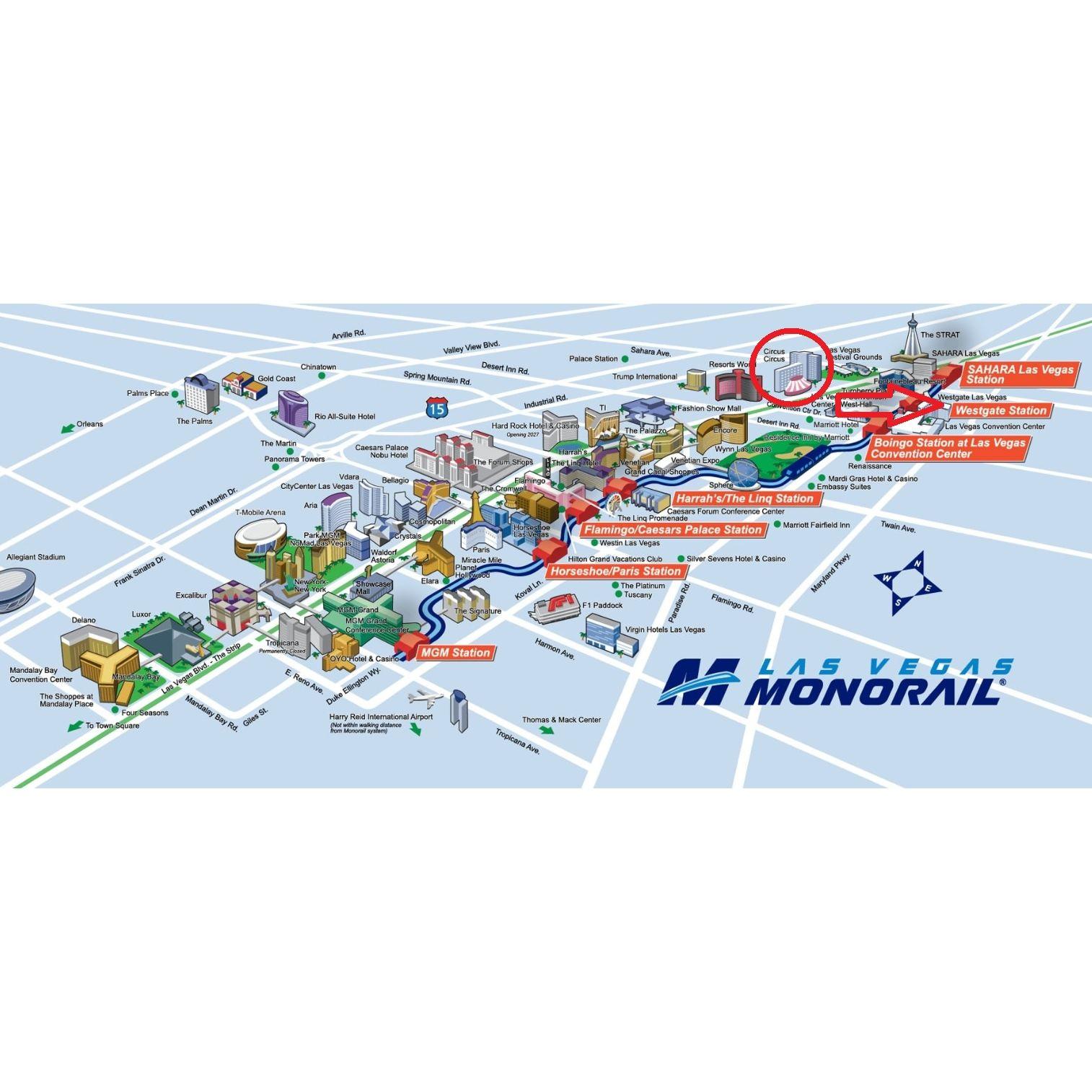 Las Vegas Monorail - Tram Line