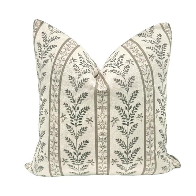Jillien Harbor Brown Pillow Cover for Fall Campbell Premium Throw Pillow Grandmillennial Pillow Cover Grandmillennial Home Decor Farmhouse Bohemium Pillow Cover