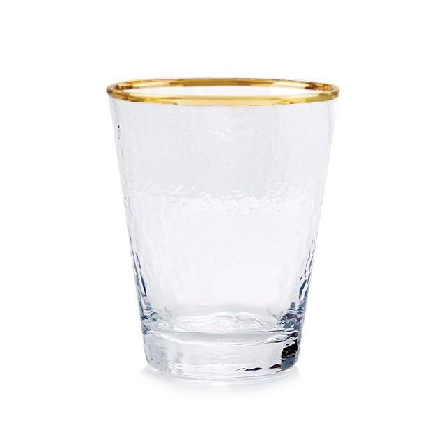 Qualia Glass Mirage Double Old Fashioned Glasses in Gold (Set of 4)
