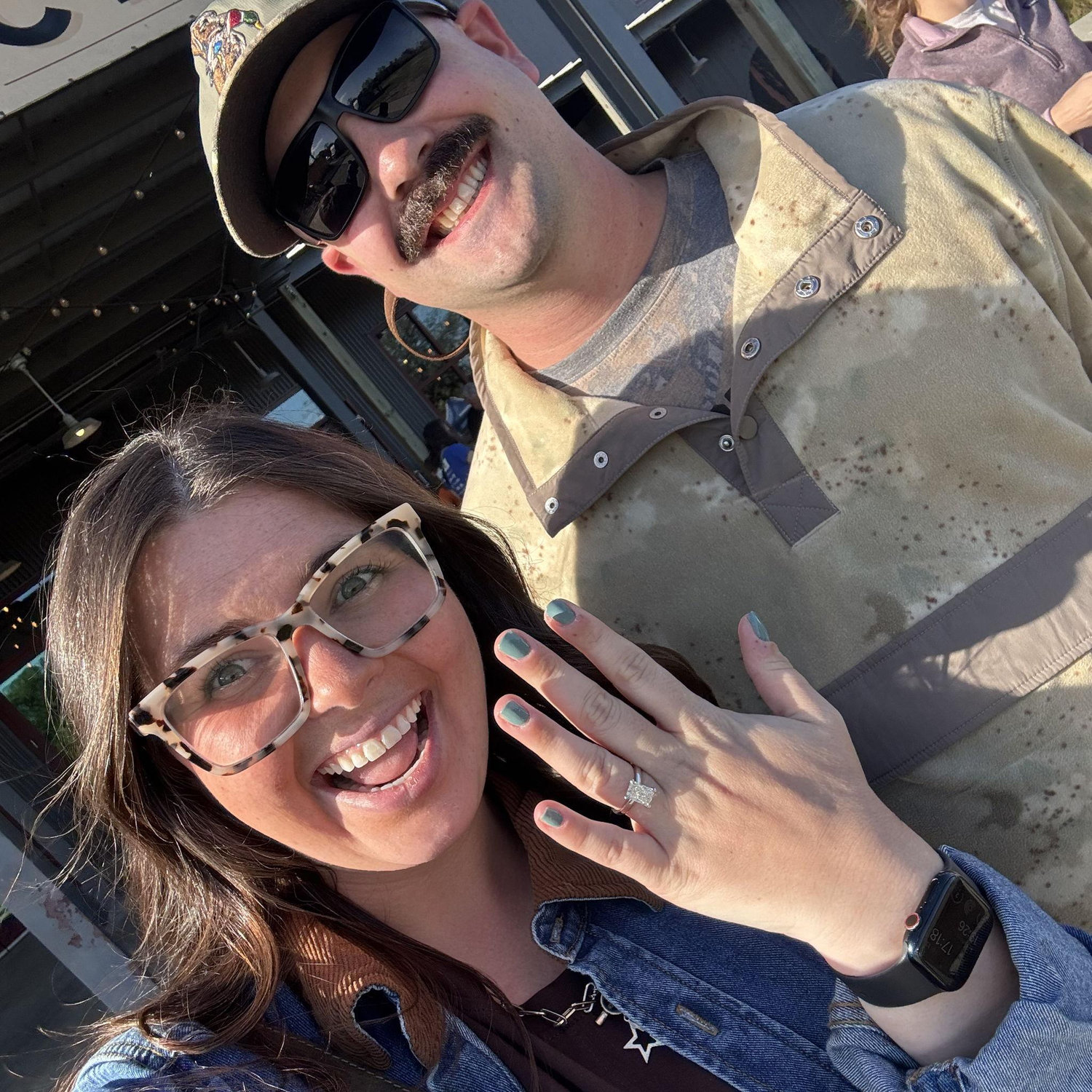 The day we got engaged!