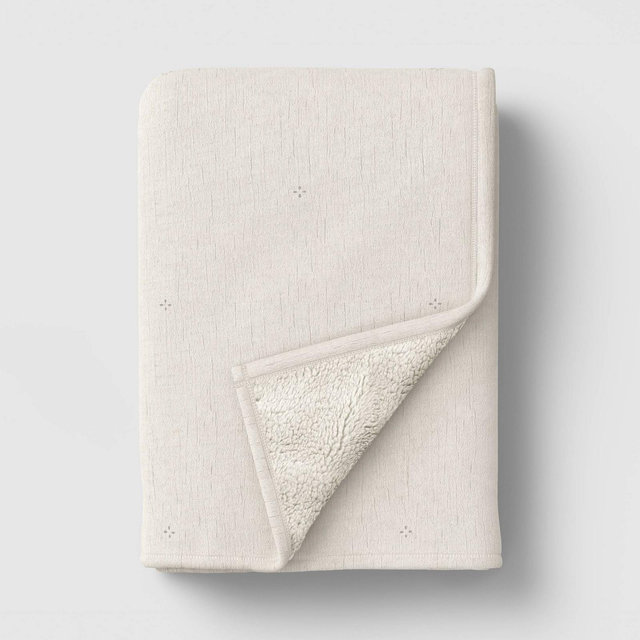 Gauze Throw with Cozy Reverse Cream - Threshold™