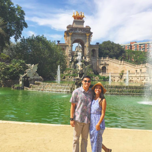 college nicole + jed (in spain!)