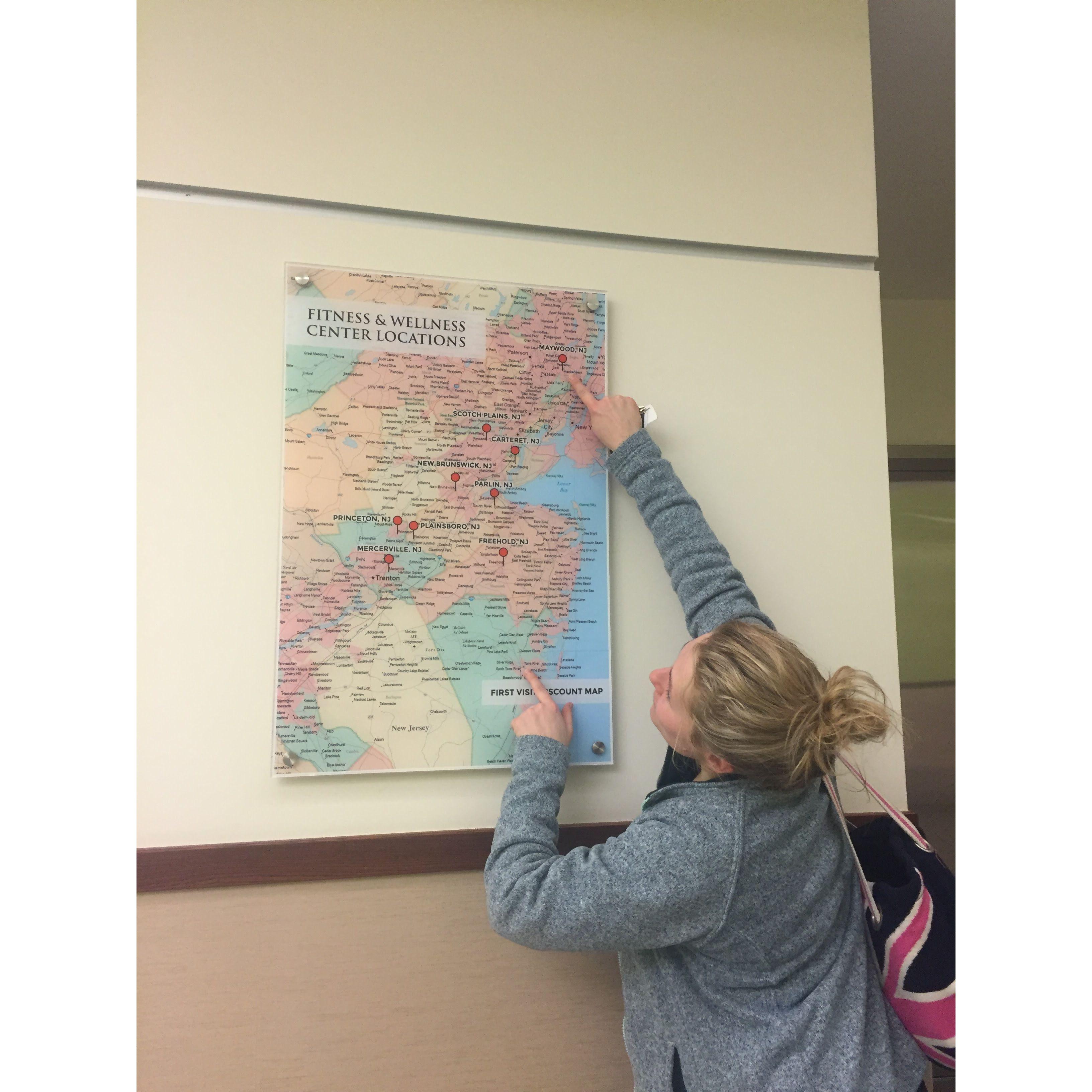 For the first year of dating, we drove thousands of miles between north and south jersey. We decided it was time to move in together!