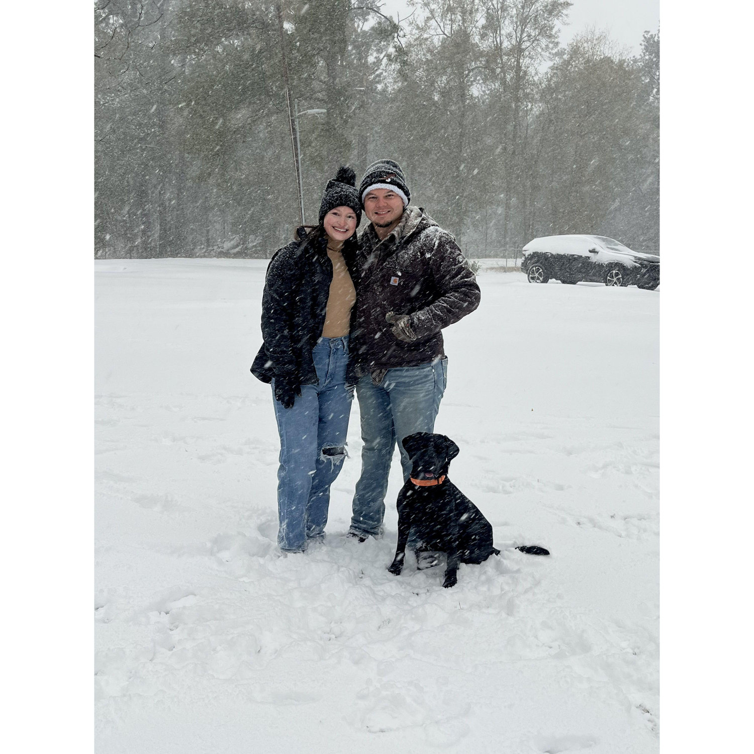 Our first snow!