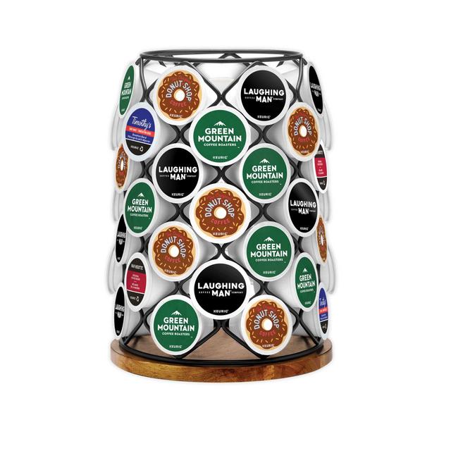 Keurig® K-Cup® Pod Wood & Wire Carousel