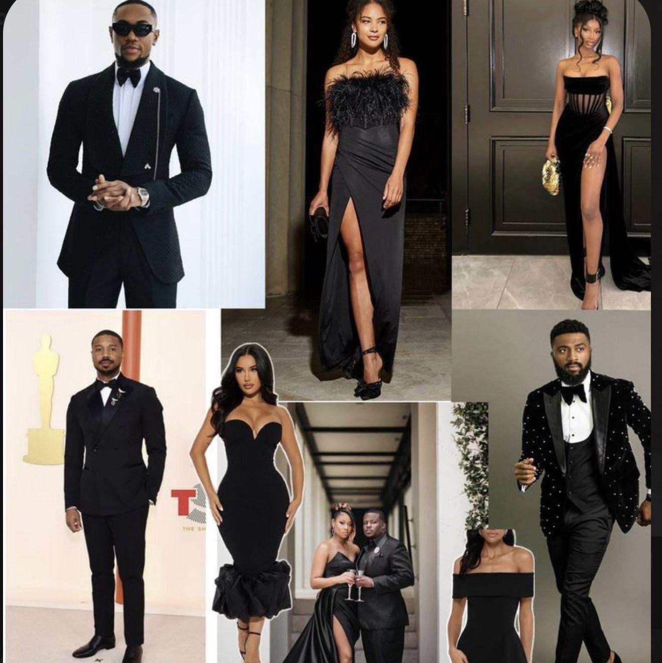 BLACK TIE DRESS CODE EXAMPLES