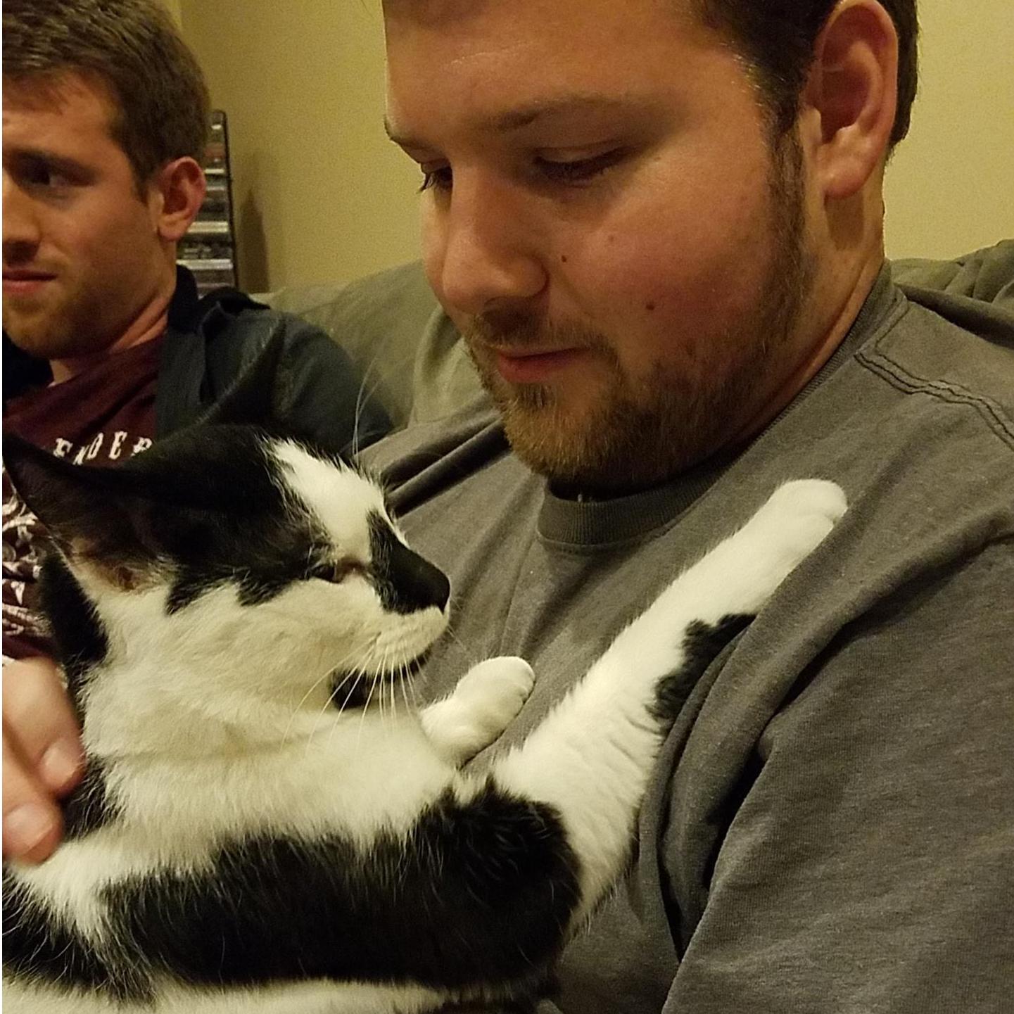 Our first kitty, Jonesy